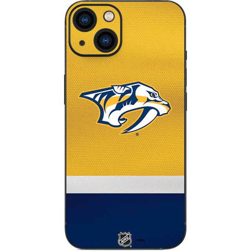 NHL Nashville Predators Alternate Jersey iPhone Skins